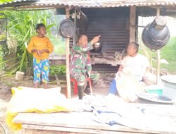Babinsa Manokwari Utara Ciptakan Hubungan Harmonis dengan Warga Binaannya