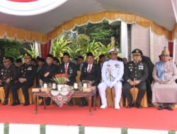 Mengenang Jasa Pahlawan, Dandim 1003/HSS Hadiri Upacara Peringatan HUT Ke 67 Proklamasi Gubernur Tentara Alri Divisi IV Pertahanan Kalimantan