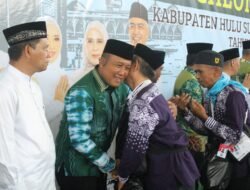 Kodim 1001/HSU-BLG Berikan Dukungan pada Jemaah Calon Haji HSU