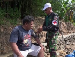 Satgas TMMD ke-124 Kodim 0901/Samarinda Peduli Kesehatan Warga, Lakukan Pemeriksaan Kesehatan Gratis