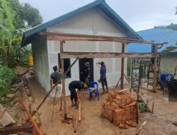 Sinergi TNI-Masyarakat Wujudkan Rumah Layak Huni di Nunukan