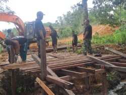 Melukis Asa di Atas Ulin: Jembatan Masa Depan Terhampar di Mansapa oleh TMMD