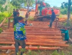 Jembatan Mansapa Prioritas Fisik TMMD Kodim 0911/Nunukan