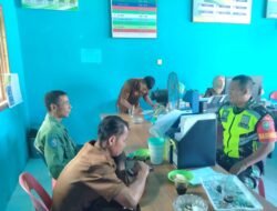 Komsos Dengan Linmas dan Aparatur Gampong, Dilakukan Babinsa Posramil Pasie Raya