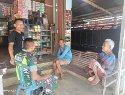 Babinsa Koramil 01/Sungaimas Laksanakan Komsos Bersama Warga Binaan