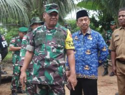 Kualitas Pembangunan TMMD Nunukan Diteliti Langsung Tim Wasev Mabesad
