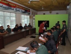 Kodim 1001/HSU-BLG Gelar Litpers untuk Seleksi Prajurit Berintegritas