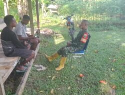 Babinsa Ingatkan Pemuda Jaga Keamanan dan Jauh Miras Serta Narkoba