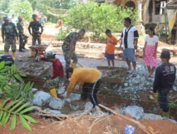 Aksi Gotong Royong Satgas TMMD ke-124: Membangun Desa dan Kedekatan Emosional dengan Masyarakat