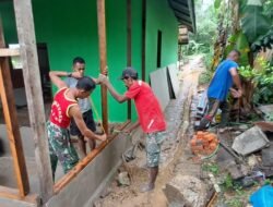 TMMD 124: Libur Tak Halangi Pembangunan Dapur