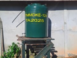 Dari Fungsional Biasa Jadi Monumen Indah: Transformasi Profil Tank Air Bersih oleh TMMD 124 Nunukan