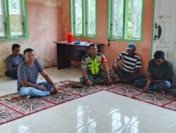 Babinsa Serda Hendra Yani Hadiri Rapat Krusial: Dorong Penyelesaian Permasalahan Lahan Desa Gampong Baroh demi Pembangunan Optimal