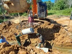 Sinergi Alat Berat dan Masyarakat: TMMD Nunukan Pasang Gorong-gorong Penunjang Jalan 2,6 Km