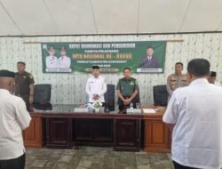 Dandim 0105/Abar Diwakili Danramil 07/JP Hadiri Pengukuhan Dan Koordinasi Pelaksanaan MTQ Tingkat Kabupaten
