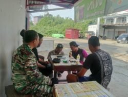 Komsos Babinsa dan Warga Desa Medan Jaya: Membangun Hubungan yang Erat