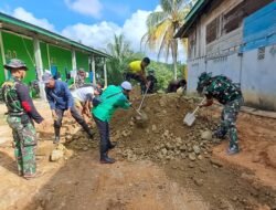 Camat Nunukan Selatan Puji Dedikasi Prajurit TNI dan Partisipasi Warga dalam TMMD Ke-124