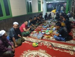 Membangun Kebersamaan, Satgas TMMD Hadiri Undangan Syukuran Warga