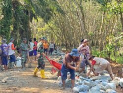TMMD Ke-124 Kodim 1009/Tanah Laut: Mewujudkan Pemerataan Pembangunan di Desa Gunung Melati
