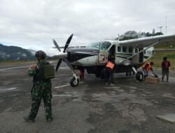 Satgas Kopasgat Pos Sugapa Amankan Bandara Sugapa, Akses Menuju Cartenz Kembali Terjaga