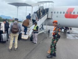 Satgas Kopasgat Merauke Amankan Keberangkatan Direktur Jenderal BPK RI dari Bandara Mopah