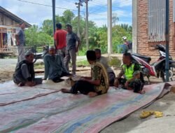 Potret Kesederhanaan Babinsa Koramil 04/Meureubo Halal Bihalal Dengan Warga Binaannya