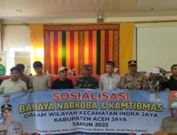 Muspika Indra Jaya Perkuat Sinergi: Peusijuk Kapolsek Disertai Edukasi Narkoba dan Kamtibmas