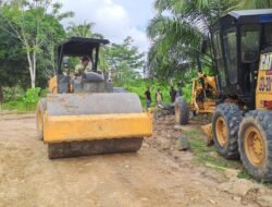 TMMD Nunukan: Finalisasi Pemadatan Jalan Mansapa