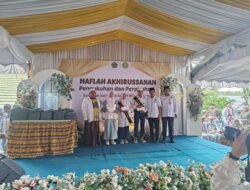 Babinsa Hadiri Acara Perpisahan dan Pengukuhan Santri dan Santriwati di Kecamatan Hatungun