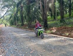 Warga Desa Gunung Melati Nikmati Jalan Baru Hasil Program TMMD