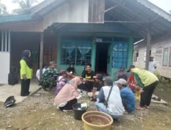 Kolaborasi Babinsa dan Tenaga Pertanian, Menghadapi Hama Tanaman Padi di Desa Pendulangan