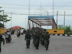 Kodim 1001/HSU-BLG Gelar Latihan Ketahanan Mars untuk Uji Kemampuan Jasmani Prajurit