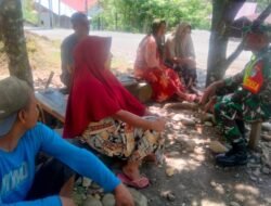 Babinsa Koramil 01/Sungaimas Laksanakan Komsos Bersama Warga Binaan