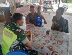 Mewujudkan Keakraban, Babinsa Komsos Dengan Warga Binaan