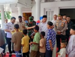 Dandim 0105/Abar Hadiri Penyantunan Ribuan Anak Yatim Bersama Gubernur Aceh