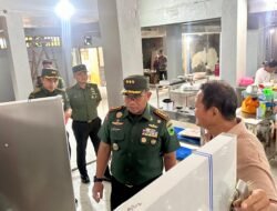Danrem 182/JO Tinjau Pembangunan Dapur Makan Bergizi Gratis di Fakfak