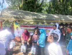 Pemerintah HSU dan Kodim 1001/Amuntai Gelar Operasi Pasar Murah