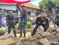 Kodim 1001/HSU-BLG Gelar Upacara Pemakaman Militer untuk Serka Hendri Bertus Dwi Kusumo