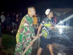 Api Mengamuk di Desa Pantai Ulin, Dua Unit Rumah Ludes Terbakar