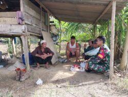 Babinsa Posramil 05/PC Aktif Bina Ketahanan Pangan Lewat Komsos dengan Petani