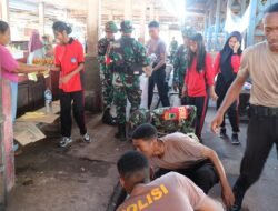 Kodim 1808/Mansel Gelar Operasi Teritorial ‘Indonesia Sehat Dari Ufuk Timur’ untuk Mewujudkan Lingkungan Bersih dan Sehat