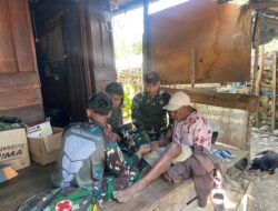 Satgas Yonif 614/RJP Berikan Pengobatan Gratis kepada Masyarakat di Papua