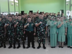 Prajurit dan Persit Kodim 1003/HSS Diberikan Penyuluhan Hukum Untuk Mencegah Pelanggaran