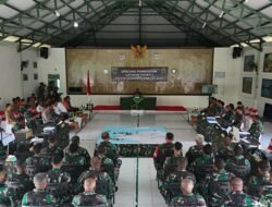 Kodim 1804/Kaimana Gelar Latihan Penanggulangan Bencana Alam Banjir