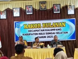 Rakor Bulanan Kecamatan Kalumpang: Babinsa dan Pemerintah Kecamatan Bersinergi Dalam Pembangunan