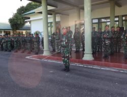 Kodim 0105/Abar Gelar Upacara Bendera 17-an dengan Semangat Nasionalisme