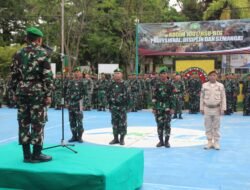 Upacara Bendera 17-an di Kodim 1001/HSU-BLG: Pabung Bacakan Amanat Pangdam
