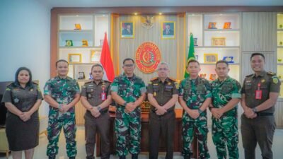 Danrem 182/Jazira Onim Kunjungi Kejari Kaimana, Perkuat Sinergitas TNI dan Kejaksaan