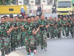 Kodim 1001/HSU-BLG Gelar Binjasmil untuk Meningkatkan Kebugaran dan Soliditas Prajurit