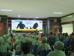 Kodim 1010/Tapin Perkuat Kesadaran Hukum Prajurit dan Keluarga Lewat Penyuluhan Kumdam VI/Mulawarman