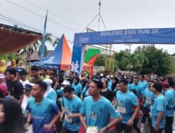Dandim 1316/Boalemo Ikuti Fun Run 5K dalam Rangka Hari Anti Narkoba Internasional